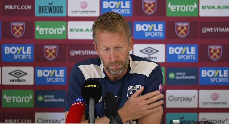 波特：对球员季前赛表现感到满意，对阵桑德兰会是一场艰难的比赛